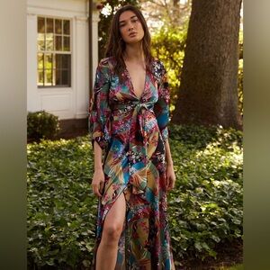 Sachin & Babi Josephine satin maxi dress size 16